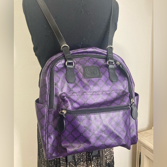 Anna Sui Handbags - Like new Anna Sui purple faux leather mini backpack